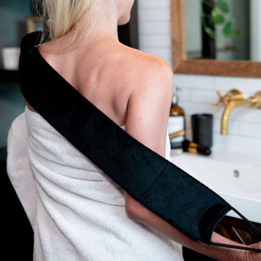 Sunless tanning back applicator